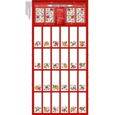 Peppermint Candy Advent Calendar Panel - DP24621-24